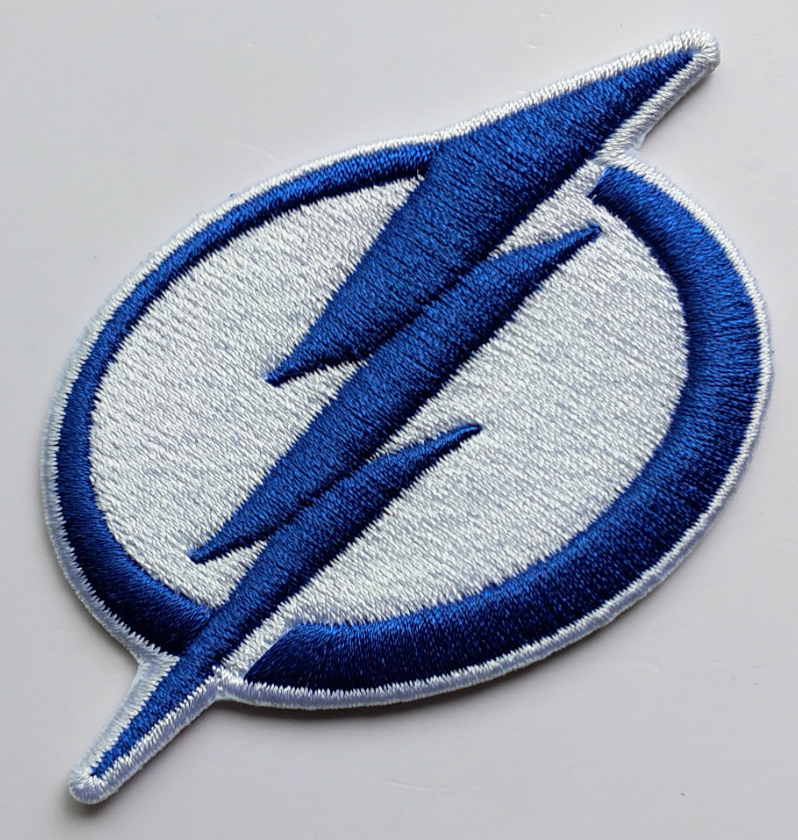 Tampa Bay Lightning Logo Iron on Patch 7cmx6.5cm